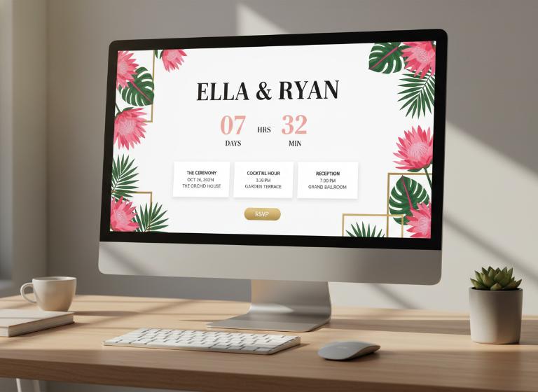 Thiệp Mời, Trang B&igrave;a v&agrave; Nội Dung S&aacute;ng Tạo