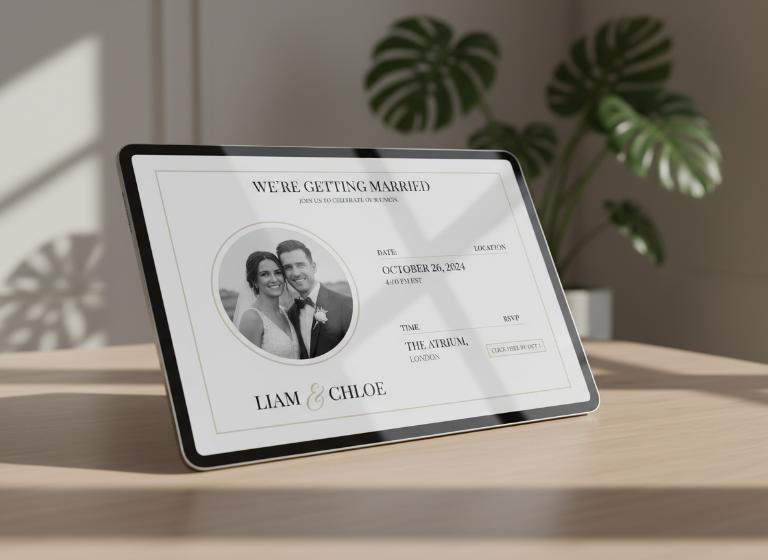 Thiệp Cưới Online Phong C&aacute;ch B&aacute;o Ch&iacute; L&agrave; G&igrave;