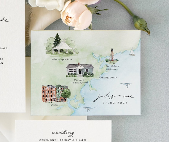 Vẽ bản đồ thiệp cưới online – Hướng dẫn khách mời đến đúng nơi dễ dàng