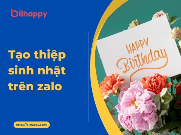 Hướng dẫn tạo thiệp sinh nhật trên Zalo miễn phí với các bước đơn giản