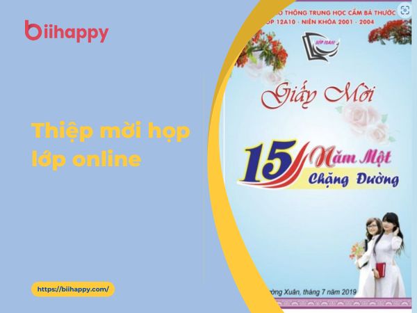Cách tạo thiệp mời họp lớp online – Gửi Zalo, Facebook nhanh và lịch sự