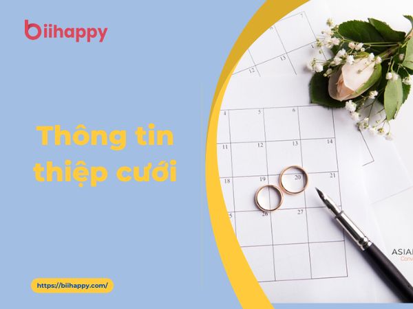 Thông Tin Thiệp Cưới: Ghi Gì Để Không Sai Sót Trong Ngày Trọng Đại?