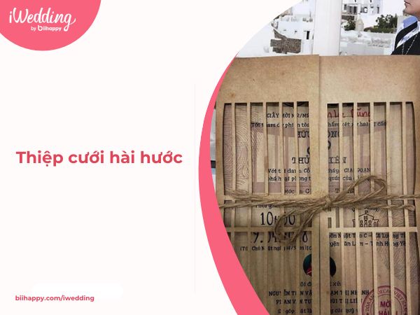 Thiệp cưới hài hước – Cách tạo dấu ấn vui vẻ cho ngày trọng đại