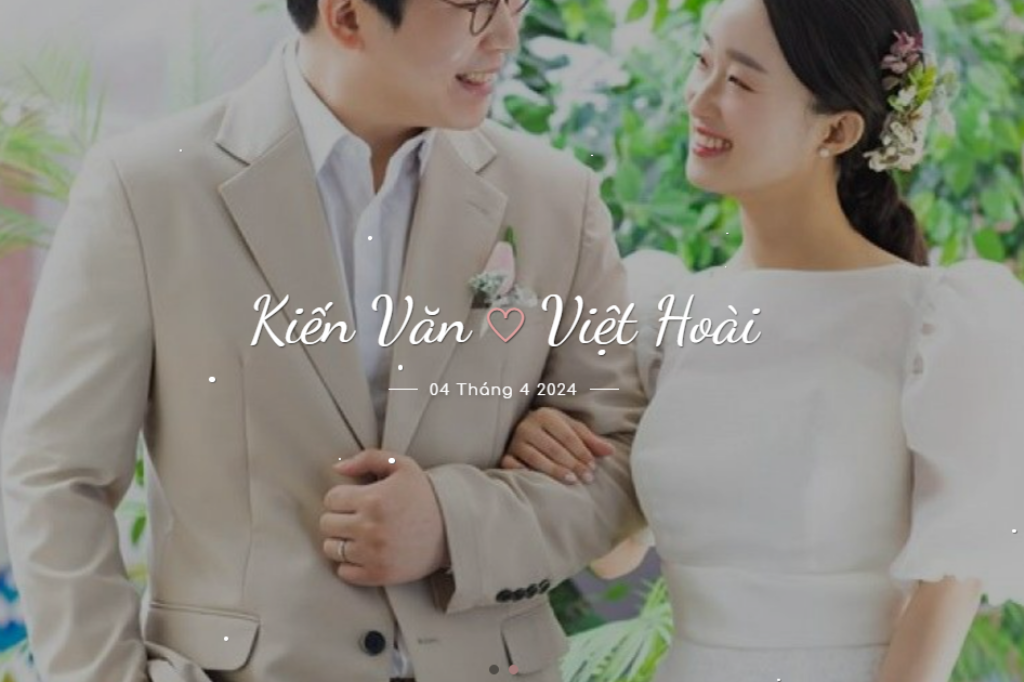 Khám phá mẫu thiệp cưới Online Gentle của iWedding