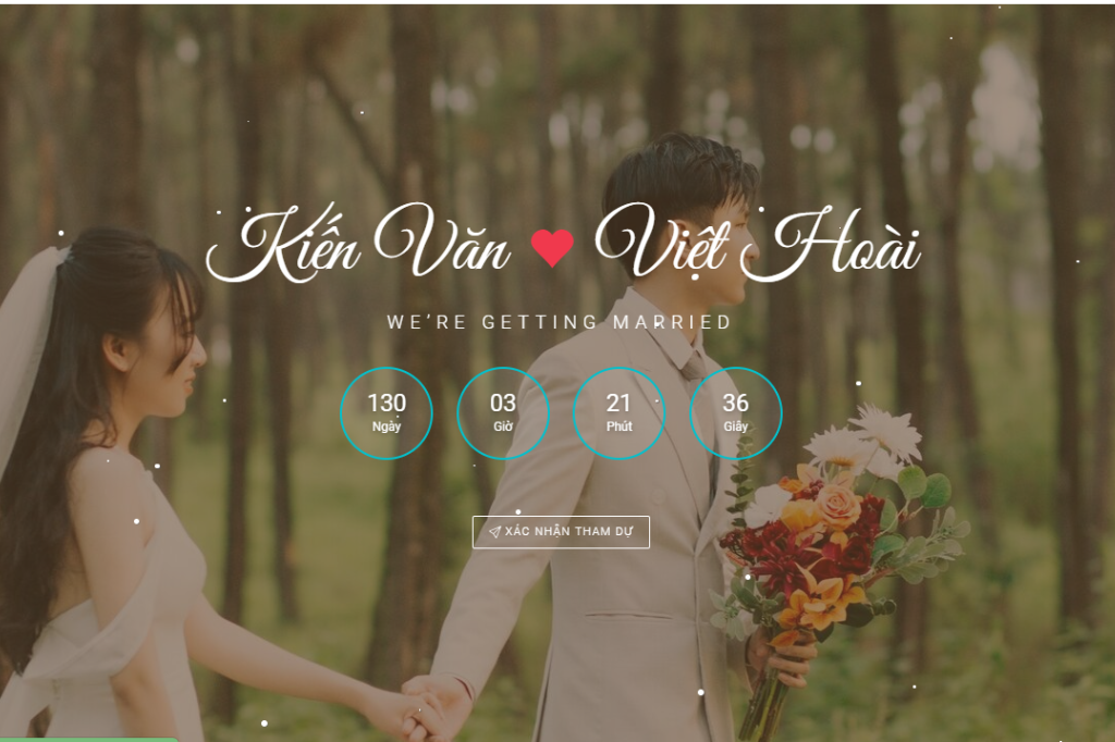 Khám phá mẫu thiệp cưới Online Slide Flex của iWedding