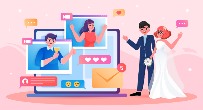 Nhận lời chúc phúc từ bạn bè dễ dàng hơn